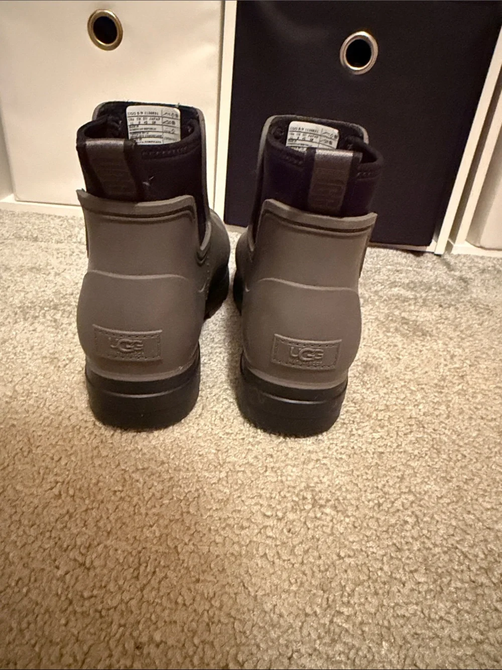 UGG Taupe Waterproof Ankle Boots